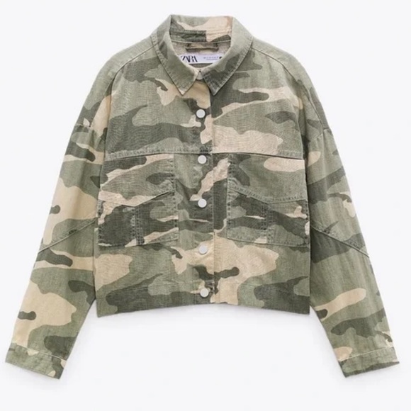 Zara Jackets & Blazers - Zara camouflage jacket